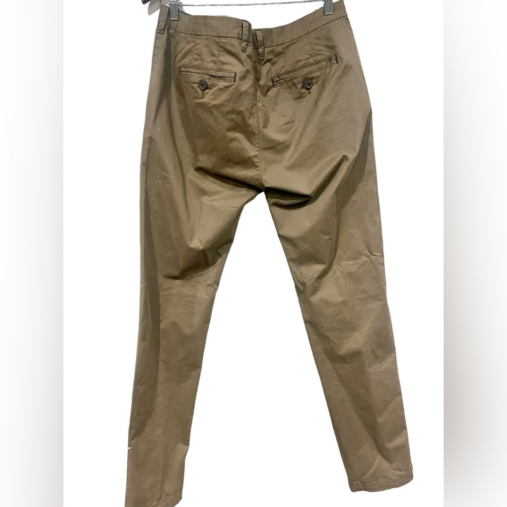 Ted Baker Teds Tall Fit Slim Fit Chino Khaki Brown Pants Mens 34T Career Busines - Picture 6 of 10